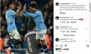 开云官网-终于复出！鲍勃社媒：等待已久，非常感激能够重返球场